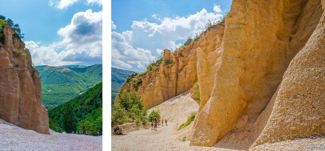 Lame Rosse – italský Grand Canyon v Sibillinu