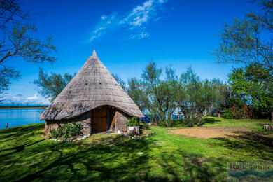 Laguna a rybářské chýše v Caorle