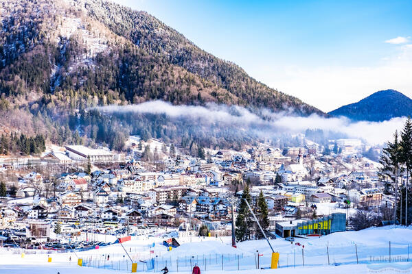 Tarvisio, lyžování na trojmezí